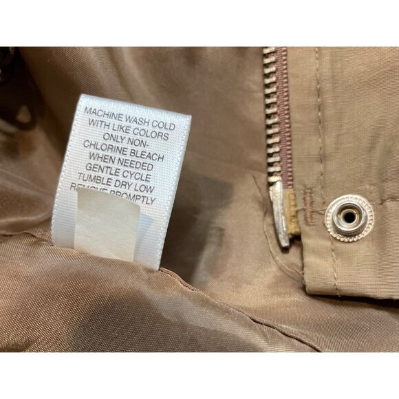 Cherokee Womens Size Large Lined Iridescent Brown/Green Full Zip Hooded Jacket - Picture 10 of 11